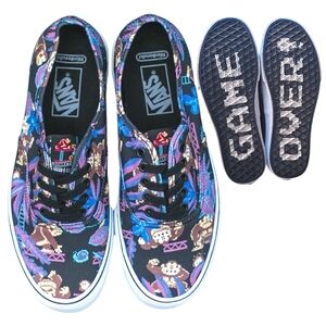 VANS x Nintendo Donkey Kong Low Top Canvas Shoes Unisex Women's 7 Men's 5.5